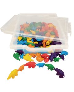 Linking Elephants - 6 Colours - Pack of 120