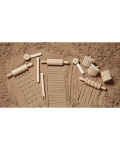 Wooden Dough Tools Set - Pack of 12