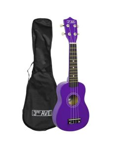 3rd Avenue Soprano Ukulele - Purple