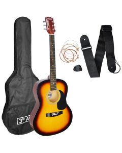 3rd Avenue Acoustic Guitar Pack - Sunburst