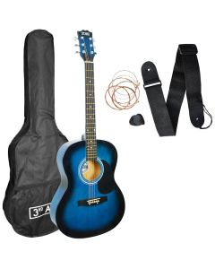 3rd Avenue Acoustic Guitar Pack - Blueburst