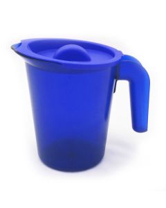 500ml Blue Frosted Jug with Blue Lid