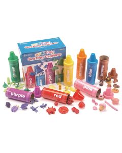 Rainbow Sorting Crayons