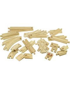Bigjigs Toys Low Level Track Expansion Pack