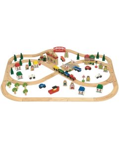 Bigjigs Toys Town and Country Train Set