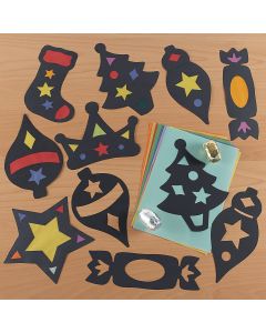 Stained Glass Windows - Pack of 30