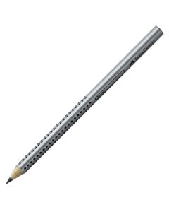 Faber-Castell Jumbo Grip Graphite Pencil - B - Silver