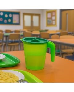 500ml Green Frosted Translucent Jug with Lid