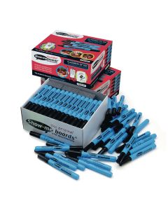 Show-me Whiteboard Marker Pens Black Fine Tip - Pack of 100