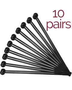A-Star Hard Glockenspiel Beaters - Pack of 10 pairs