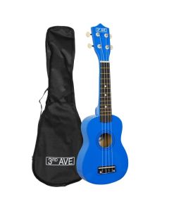 3rd Avenue Soprano Ukulele - Blue