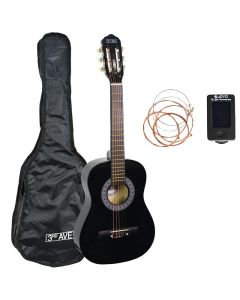 3rd Avenue 1/2 Size Classical Guitar Pack - Black