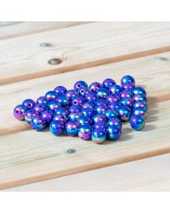 Metallic Beads - Pack of 50