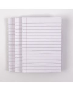 A4 Exercise Paper- 8mm Ruled and Margin- Unpunched - 5 Reams