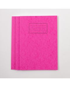 A4 Exercise Book 64P- 8mm Ruled With Margin- Pink - Pk50