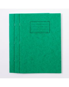 A4 Exercise Book 32 Page- 8mm Ruled/Margin- Green - Pk 100
