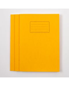 A4 Exercise Book 64 Page- 10mm Squared- Yellow- Pack of 50