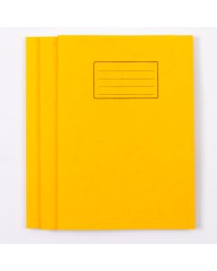 A4 Exercise Book 48 Page- Plain- Yellow - Pack of 100