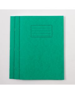 A4+ 80 page- 15mm bottom/top plain- Green - Pack of 50