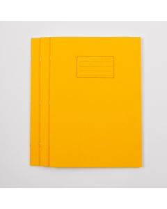 A4+ 80 page- 15mm bottom/top plain- Yellow - Pack of 50
