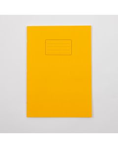 A4+ Exercise Book 80 Page- 10mm Squared- Yellow- Pack of 50