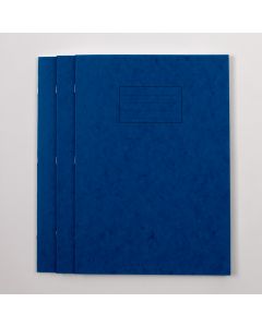 A4+ 80 page- 15mm bottom/top plain- Blue - Pack of 50