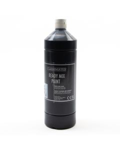 Classmates Ready Mixed Paint - Black - 1L