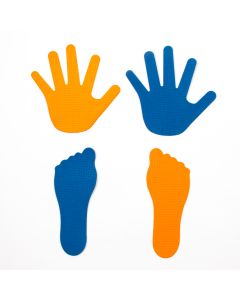Findel Everyday Feet & Hands Floor Markers - 20 Pairs