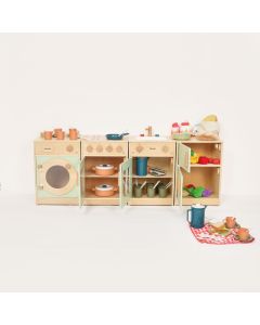 Toddler Sage Kitchen with Accessories