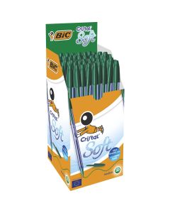 BIC Cristal Soft - Pack of 50 - Green