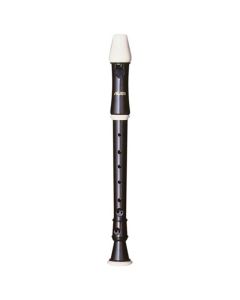 Aulos 205A Descant Recorder - Brown and White