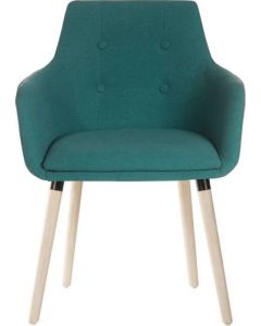 Upholstered Reception Chair - Green