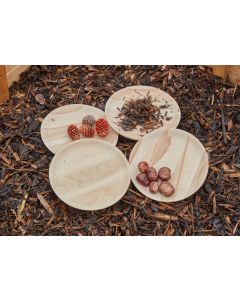 NATURAL WOODEN PLATES (4)