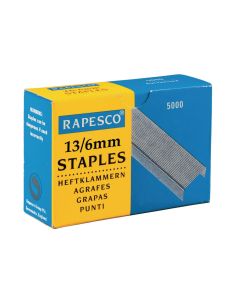 Rapesco Staples 13/6mm - Pack of 5000