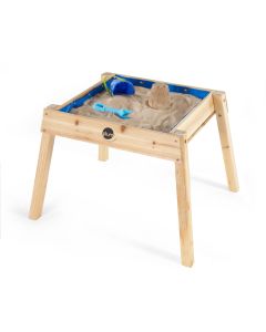 plum Build & Splash Wooden Sand & Water Table - Natural
