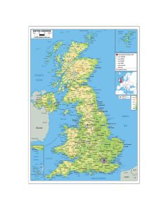 UK Physical Map 