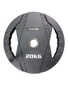Gym Gear Rubber Plate Dual Grip - 20kg - Pair