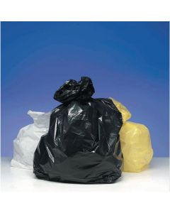Medium Duty Refuse Sacks - 400 x 635 x 990mm - Black - Pack of 200