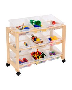 Classroom Tidy With Clear Trays - Single