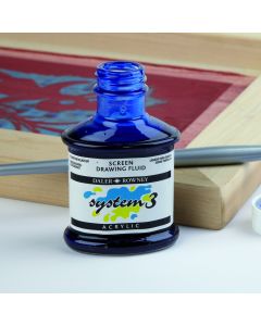 Daler-Rowney System 3 Screen Drawing Fluid. Each