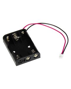 3xAAA battery holder with JST