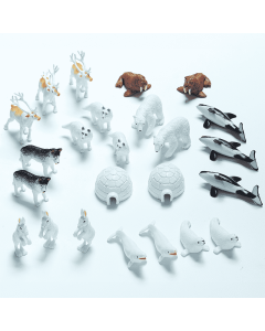 ARCTIC ANIMALS AND CHARACTERS (PACK OF 24)