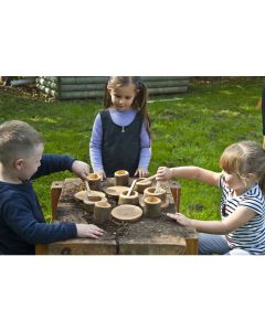 NATURAL MUD PIE TEA SET (16 PK)