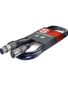 Stagg 6m XLR to XLR Microphone Cable - Black