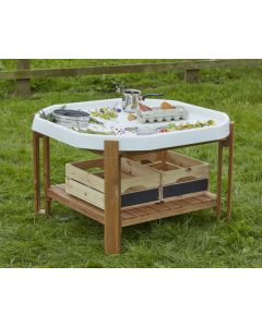 WOODEN TUFF SPOT STAND AND INSTRUCTIONS