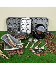 METAL MUD PIE BAKING KIT (15PK)