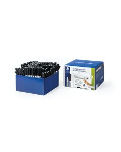 STAEDTLER Lumocolor Whiteboard Pen 301 - Black Pk200