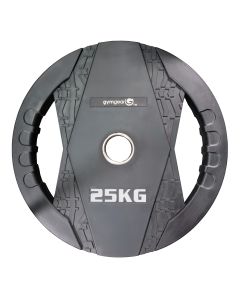 Gym Gear Rubber Plate Dual Grip - 25kg - Pair