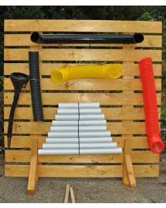 SLATTED MUSIC WALL AND INSTRUCTIONS