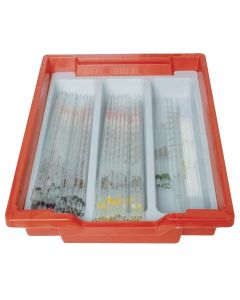 Gratnells Plastic Dividers for Shallow Trays - 3 Compartments